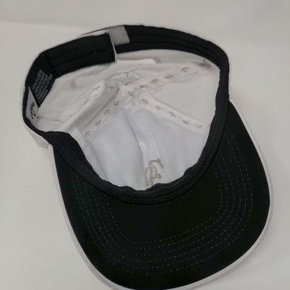 Callaway by Ponyflo Ponyback Strapback Hat White OSFA Adjustable Embroidered