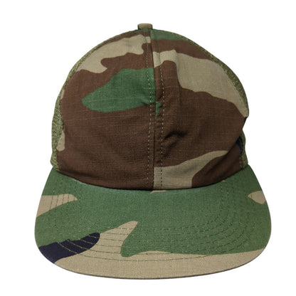 Unbranded Snapback Trucker Hat Camouflage One Size Adjustable Mesh Back 6 Panel
