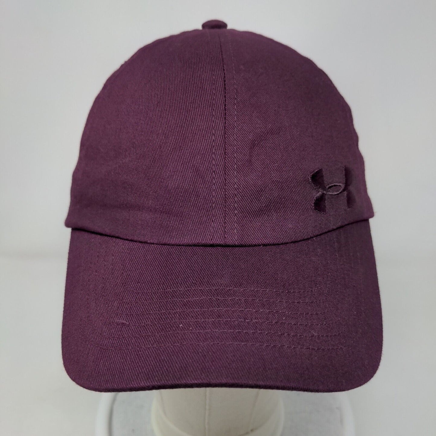 Under Armour Women's Slideback Hat Red Burgundy OSFA Adjustable Embroidered