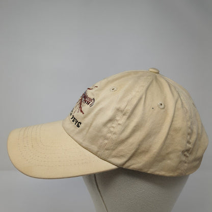 Florida Keys Strapback Hat Tan One Size Adjustable Embroidered 6 Panel