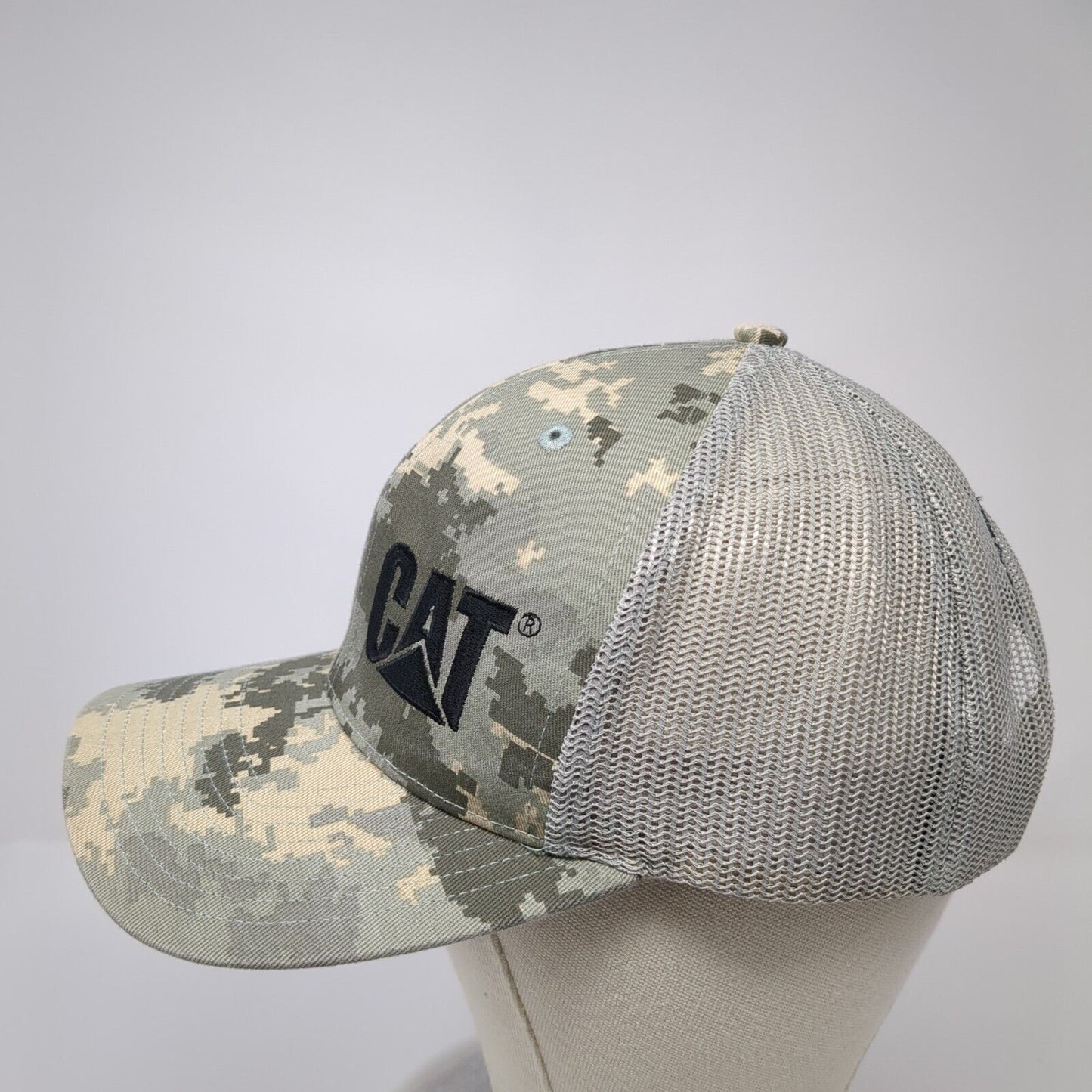 CAT Snapback Trucker Hat Camouflage One Size Western States Equipment