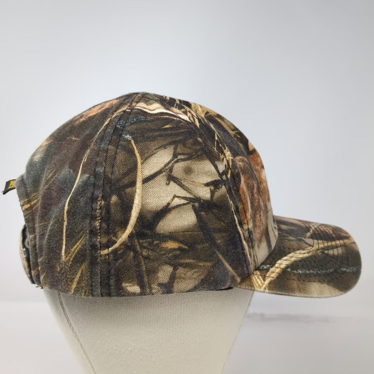 Cabela's Baseball Cap Brown One Size Camo Gore-Tex Strapback Hunting Outdoor Hat