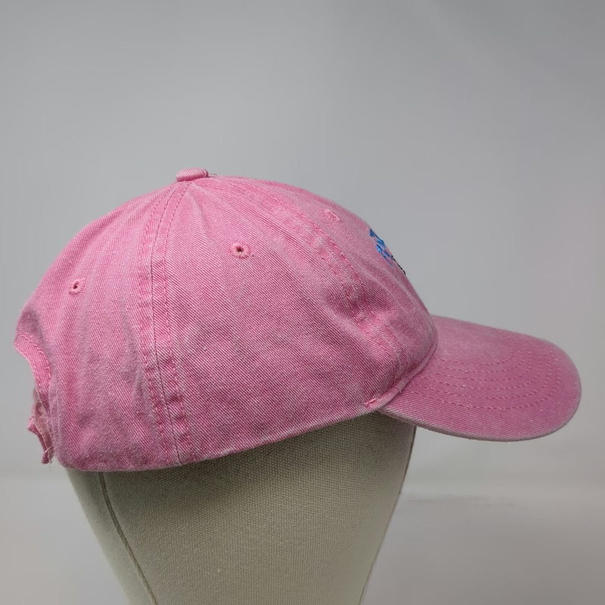 Ben Kaufman Pink Baseball Cap One Size Flagler Beach Sea Turtle Strapback Hat
