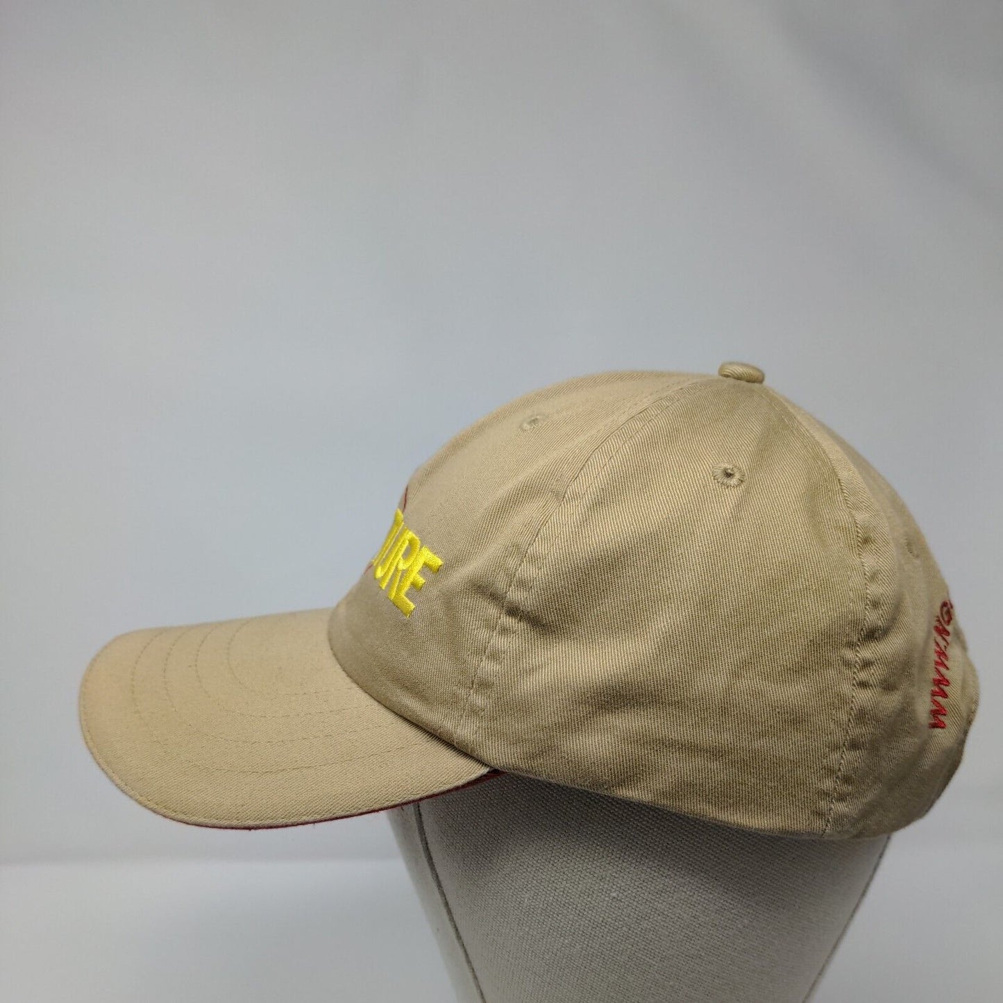 National Geographic Adventure Strapback Hat Tan OSFA Adjustable Embroidered