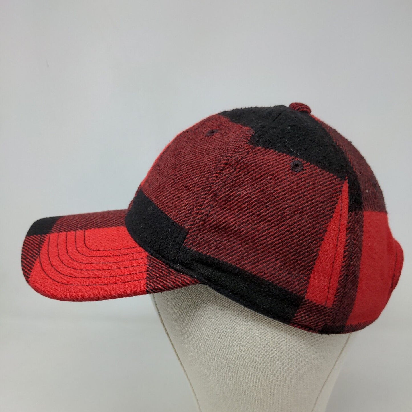 Unbranded Men's Slideback Hat Buffalo Plaid Adjustable Vent Holes