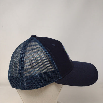 RJS Golf Classic Snapback Mesh Back Trucker Hat Blue One Size Richardson