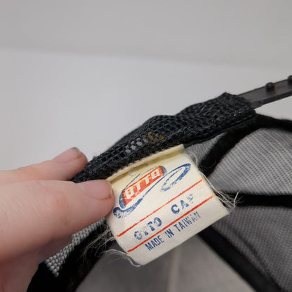 Kenwood Snapback Trucker Hat Black OS Adjustable Embroidered Mesh Back Otto