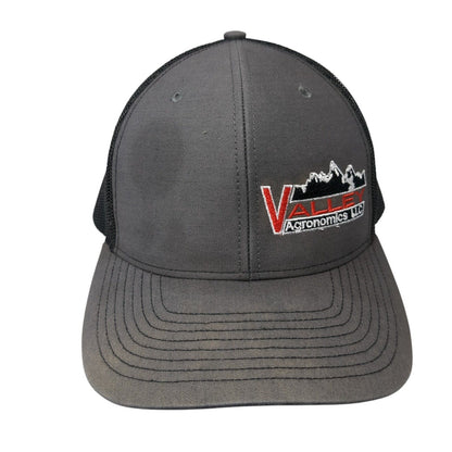 Valley Agronomics LLC 112 Trucker Hat Gray OS Adjustable Mesh Back Richardson