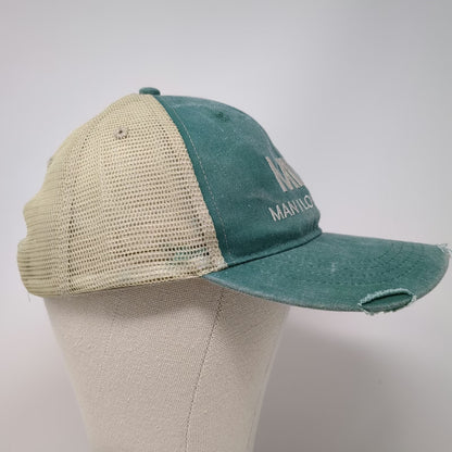 Adams Trucker Hat Green One Size MILF Man I Love Fishing Mesh Back Snapback
