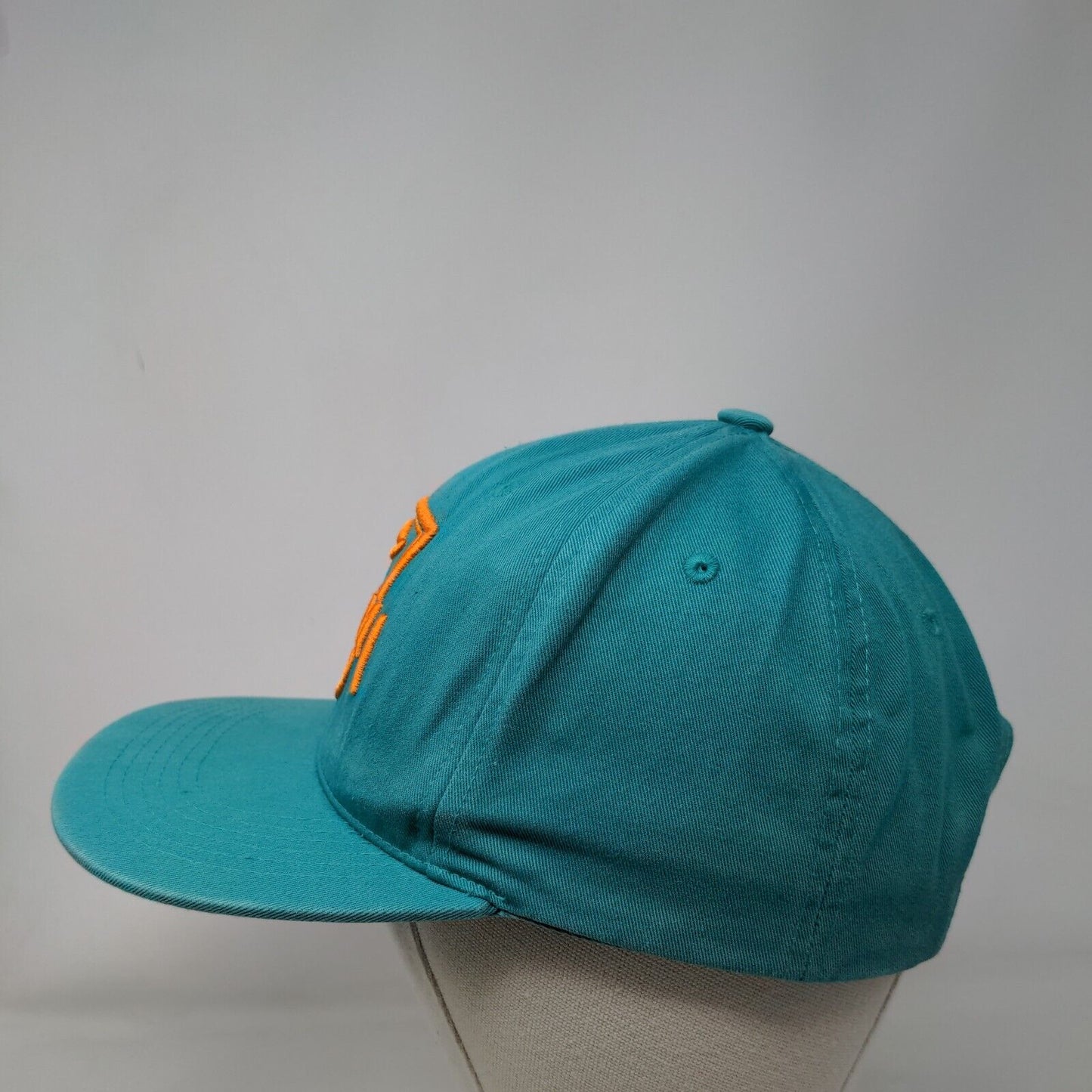 Miami Florida Snapback Hat Greenish-Blue One Size Embroidered 6 Panel