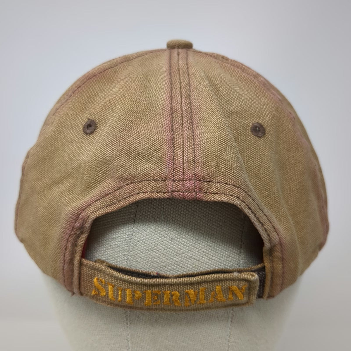 Anima Superman Baseball Cap Brown One Size Strapback DC Comics Embroidered Hat