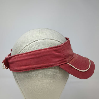 Nike Washington State Cougars NCAA Red Visor One Size Hat White Piping Strapback