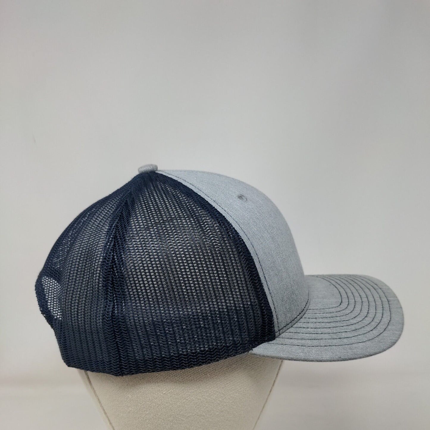 Richardson Snapback Trucker Hat Multi One Size Embroidered Colorblock