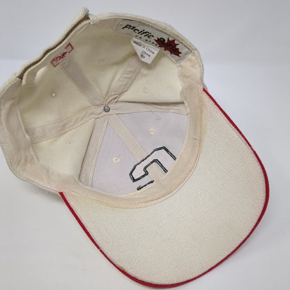 Letter C Canada Strapback Hat Tan One Size Adjustable Pacific Ports