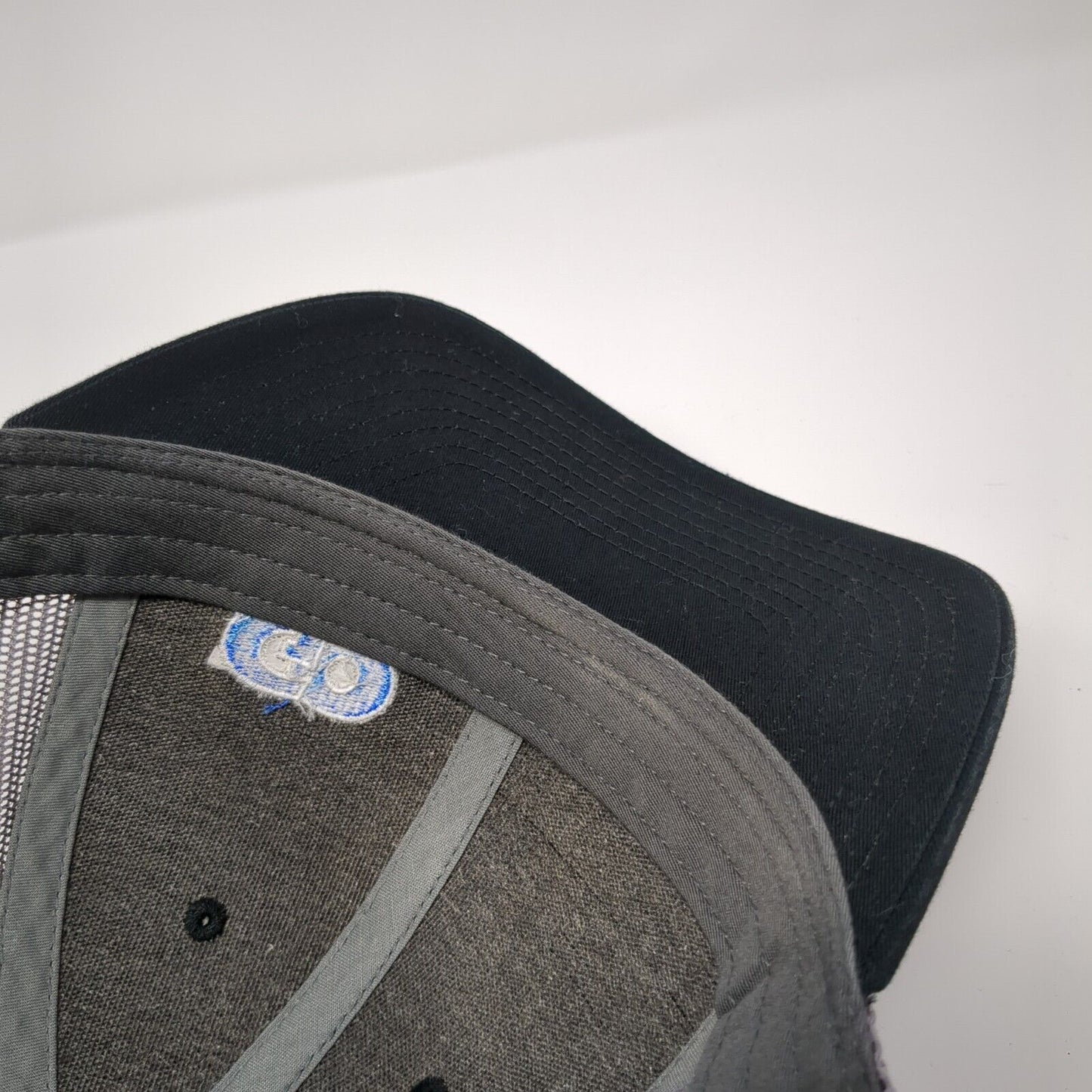 GO Orthodontics Snapback Trucker Hat Black M/L Mesh Back Richardson