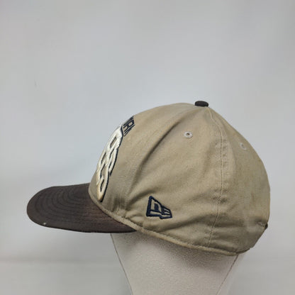 New Era MLB New York Yankees Snapback Hat Tan Size M-L Faded Distressed