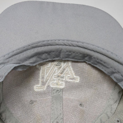 Gray Baseball Cap One Size NY New York Logo Taping Strapback Hat Embroidered