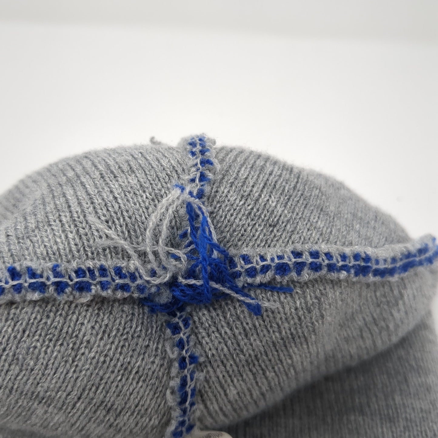 Wentzville Ice Arena Pom Pom Knit Beanie Hat Blue One Size Embroidered