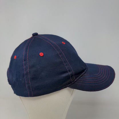 Soda Gear Men's Strapback Hat Blue Adjustable Embroidered Pepsi Logo Polyester