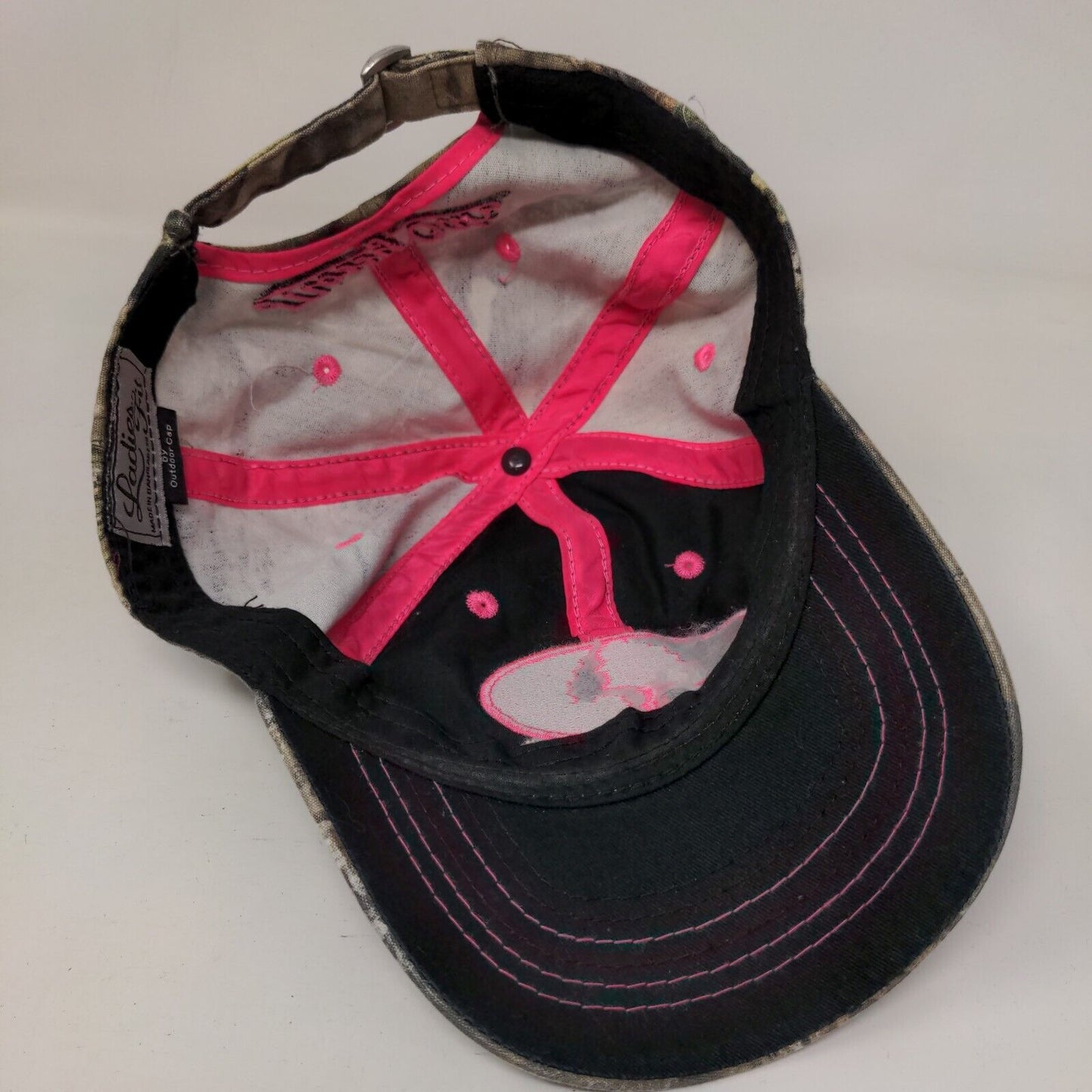 Mossy Oak Ladies Slideback Hat Camouflage One Size Adjustable Outdoor Cap