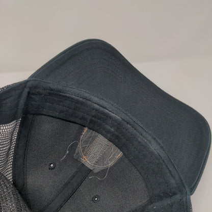 Santa Monica California Snapback Trucker Hat Black One Size Mesh Back