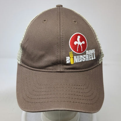 ML Authentic Headwear Blonde Bombshell Baseball Cap Brown One Size Mesh Back Hat