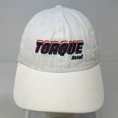Yupoong Baseball Cap White One Size Slideback Torque Detail Logo Embroidered Hat