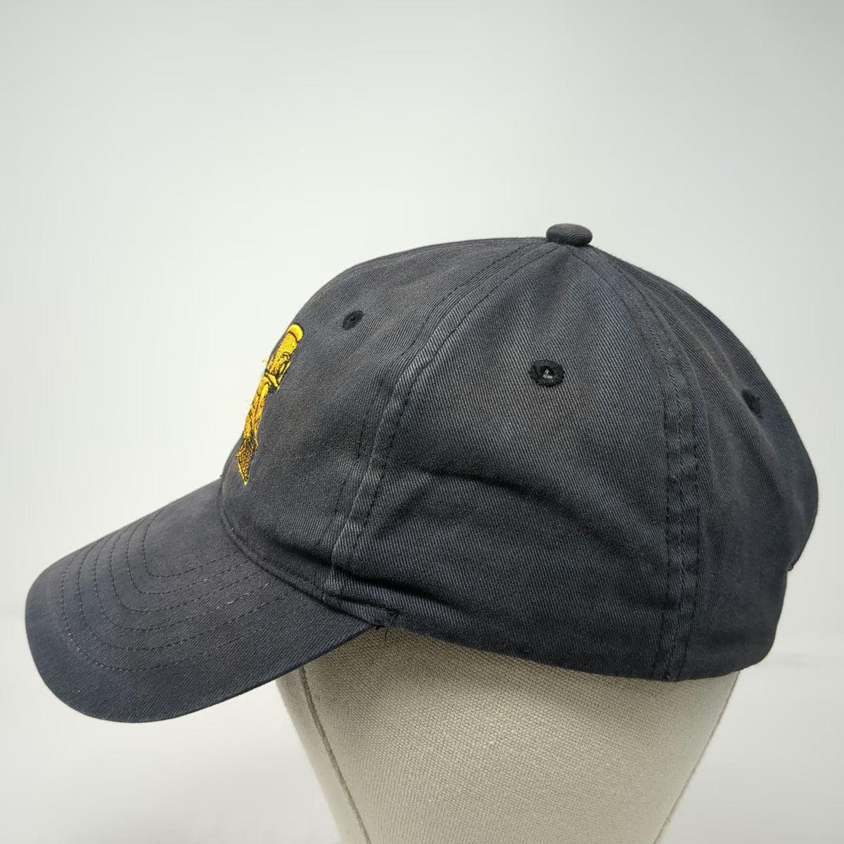 Ultra Club Baseball Cap Black One Size Jupiter Locomotive FMCA Golden Spike Hat