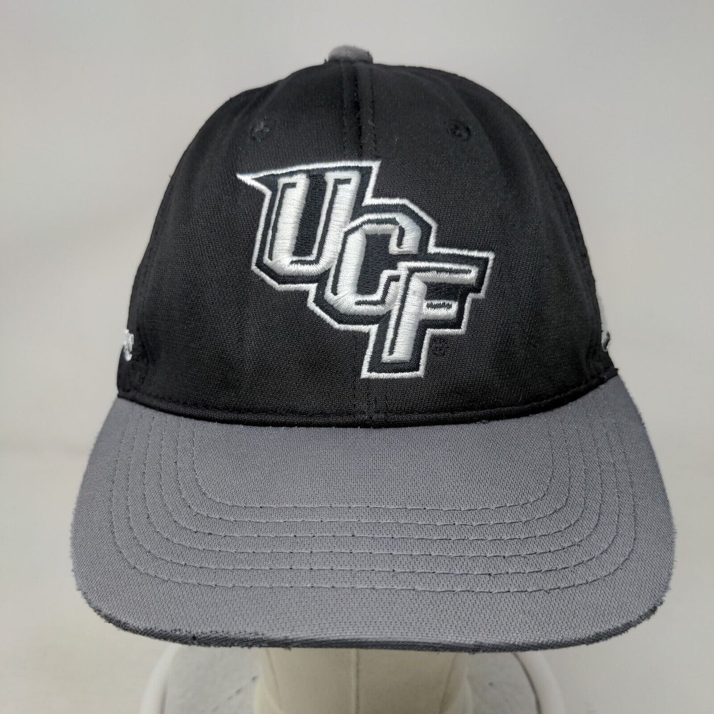 UCF Knights Strapback Hat Black Embroidered Logo Russell Athletic