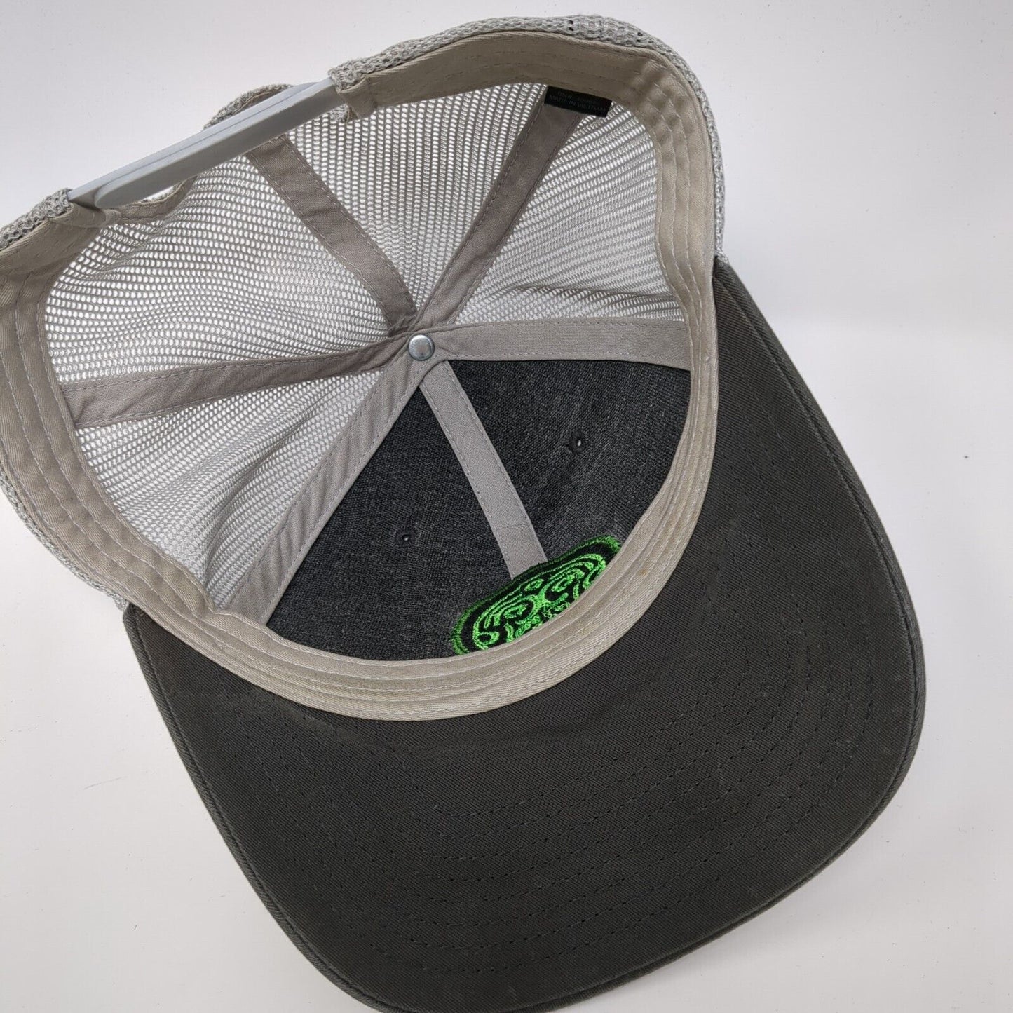 Dolores River Brewery Snapback Trucker Hat Gray One Size Mesh Back
