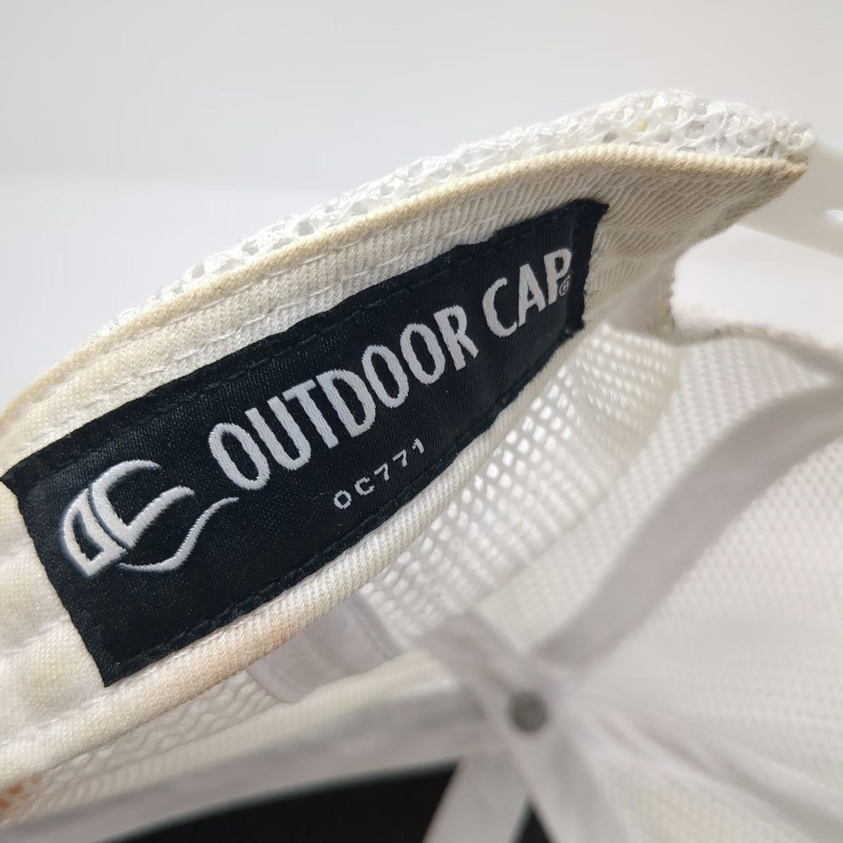 Outdoor Cap Trucker Hat Black White One Size Leather Patch Floral Tooled Mesh