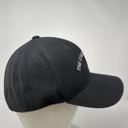 The Country Cafe Strapback Hat Black One Size Adjustable 6 Panel Decky