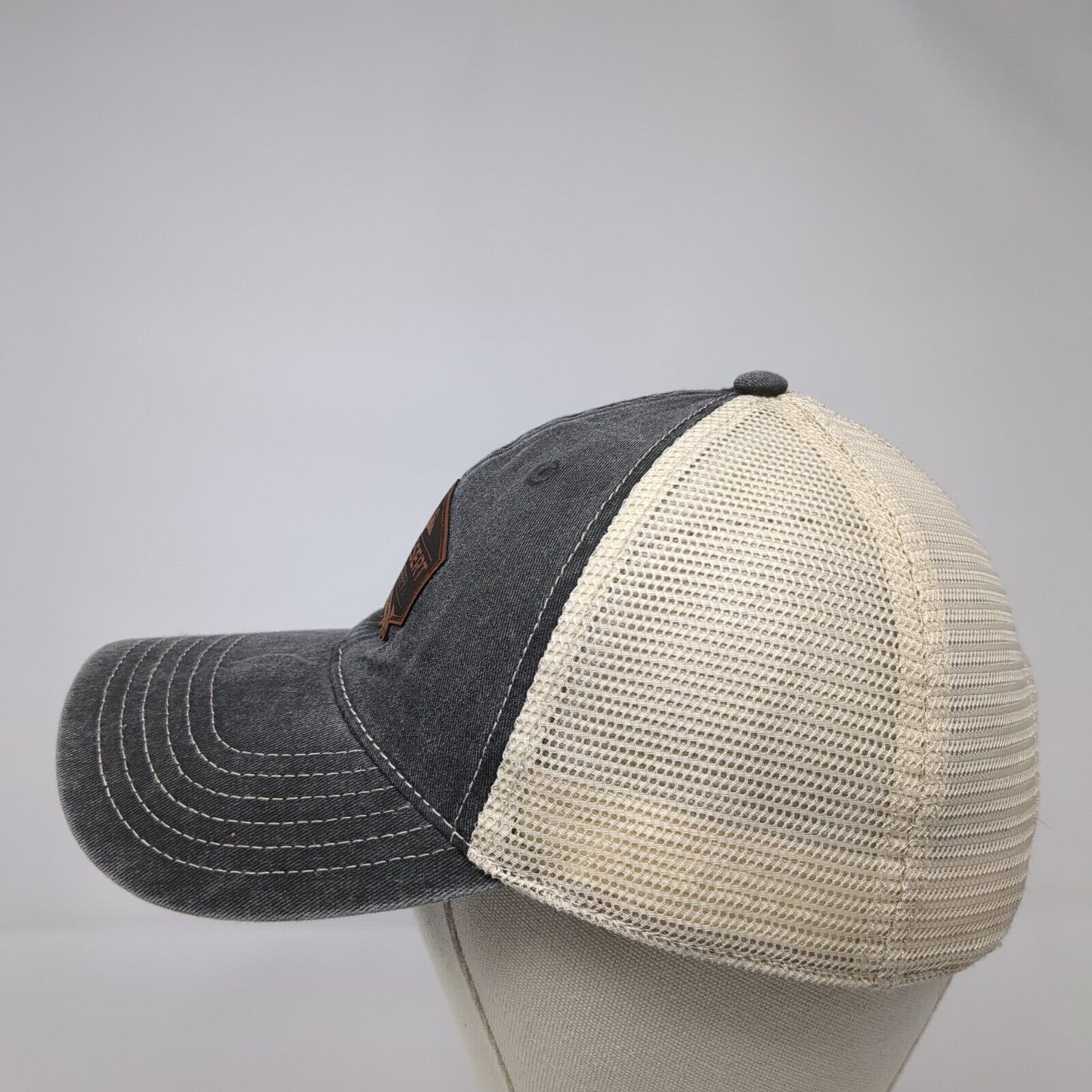 High Desert Physical Therapy Patch Trucker Hat Gray One Size Mesh Back