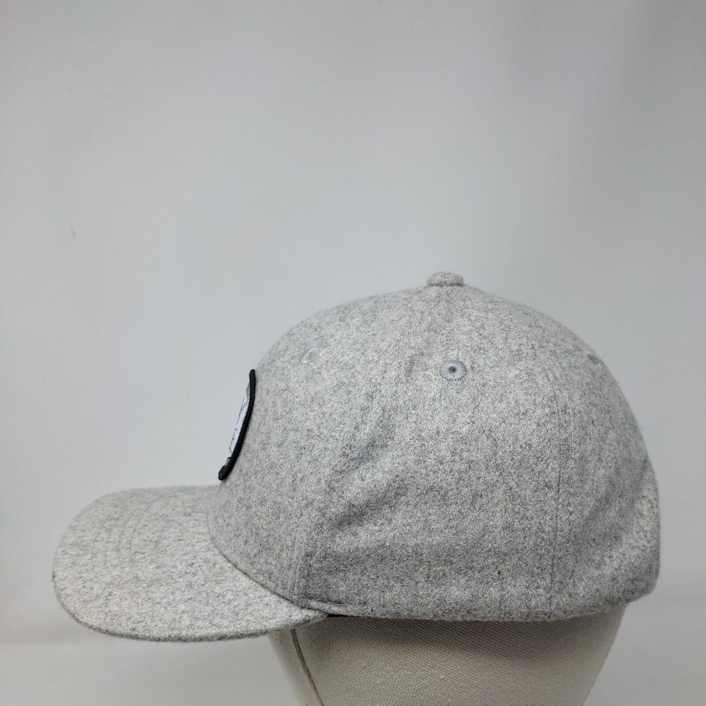 TYKE & CO Patch Snapback Hat Gray Toddler Adjustable Vent Holes