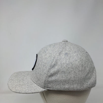 TYKE & CO Patch Snapback Hat Gray Toddler Adjustable Vent Holes