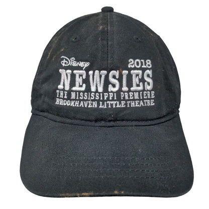 Disney Newsies The Mississippi Premiere 2018 Slideback Hat Black OSFM