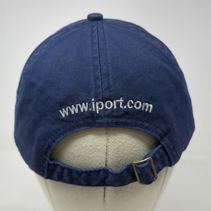 Interport Digital Depot Blue One Size Baseball Cap Hat Slideback Tech Promo