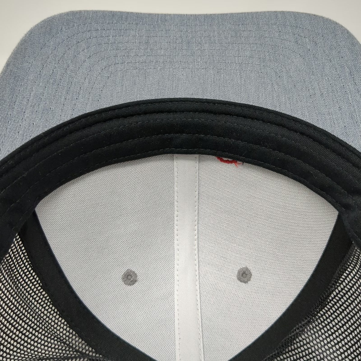Richardson Trucker Hat Gray One Size Mesh Snapback 112 Potter Logo Embroidered