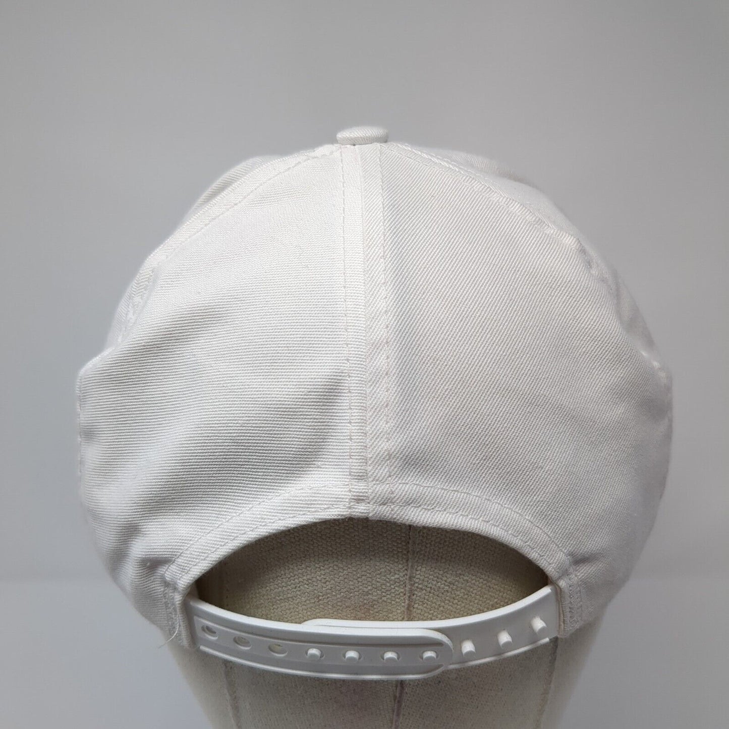 UAW GM Snapback Hat White One Size Adjustable Embroidered Solid Outdoor
