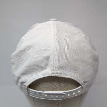 UAW GM Snapback Hat White One Size Adjustable Embroidered Solid Outdoor