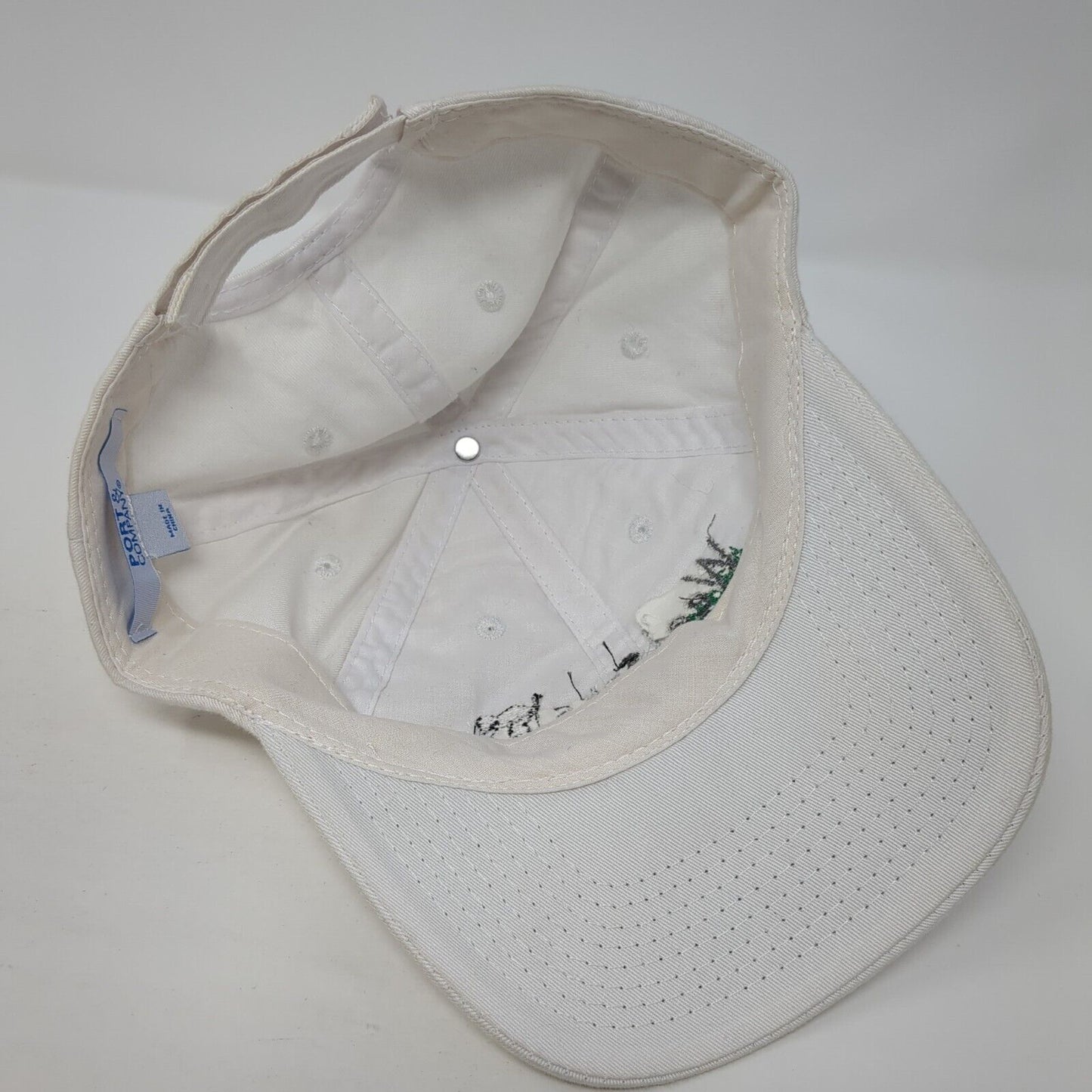 Wee Links Golf League Strapback Hat White One Size Port & Company