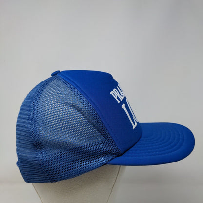 Praise The Lord Snapback Mesh Back Trucker Hat Blue OSFA Speedway