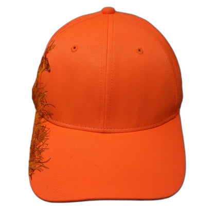 Dri Duck Baseball Cap Orange OSFM Embroidered Deer Hunting Wildlife Series Hat