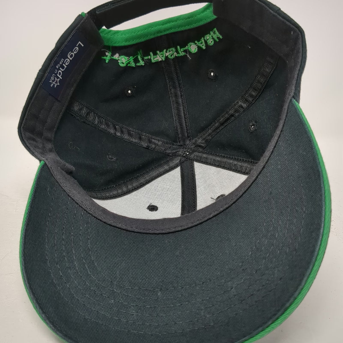 Legend Baseball Cap Black One Size DollarWise Fast Cash Strapback Hat Logo USA