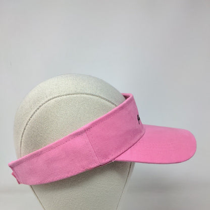 Joseph Oregon Strapback Sun Visor Cap Pink OS Adjustable Embroidered Cap America
