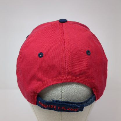 Washington Fair 2007 Strapback Hat Red One Size Adjustable Legacy
