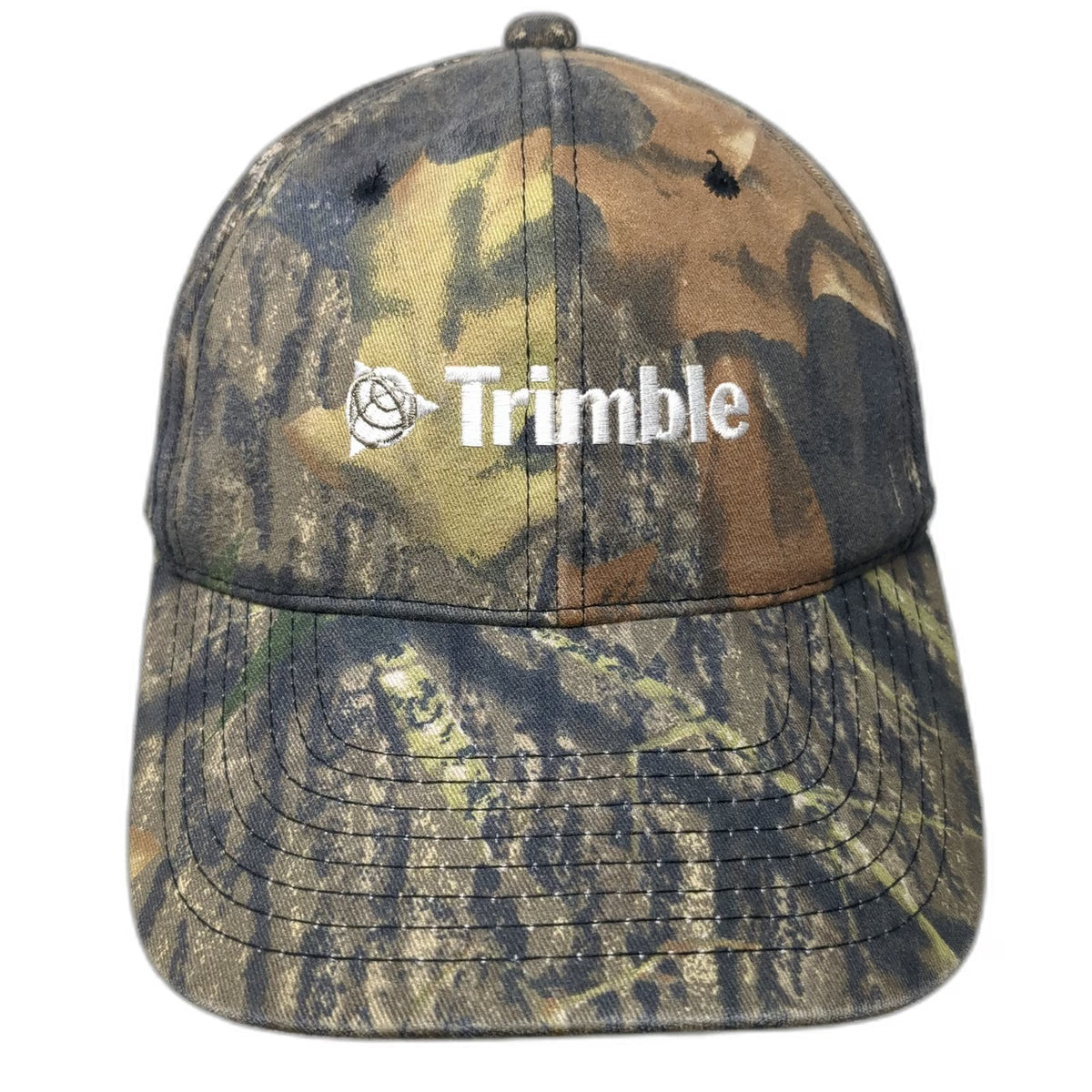 Port Authority Trimble Logo Green Camo Baseball Cap One Size Strapback Hat