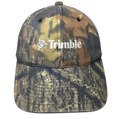 Port Authority Trimble Logo Green Camo Baseball Cap One Size Strapback Hat