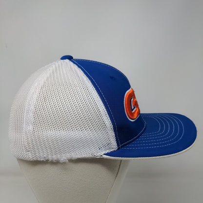Pacific Headwear Boys Mesh Back Fitted Hat Blue 6 3/8 6 7/8 Embroidered GC Logo