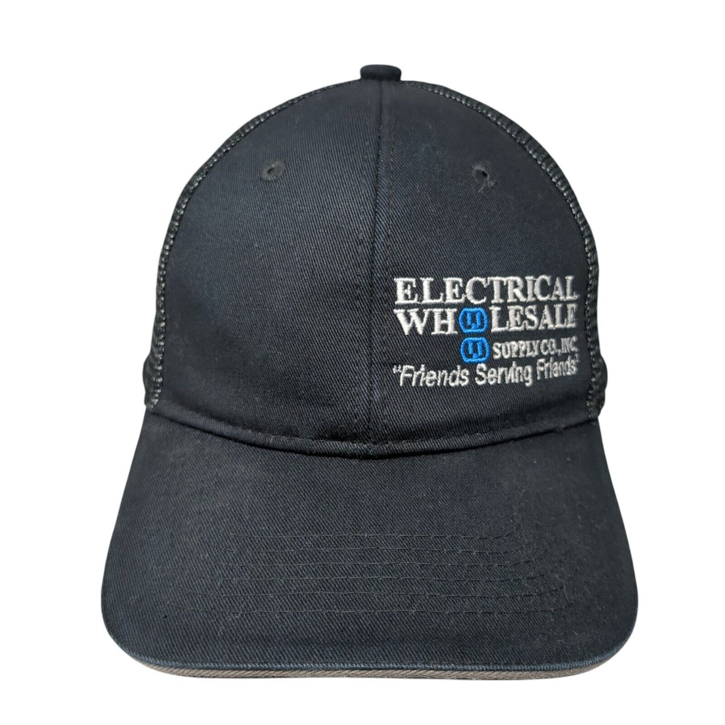Electrical Wholesale Supply Co Inc. Snapback Trucker Hat Black OS Port Authority